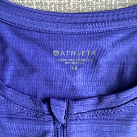Athleta Pacifica Sleeveless Top – Women’s 1X – Purple Athletic Tank - Picture 3 of 9
